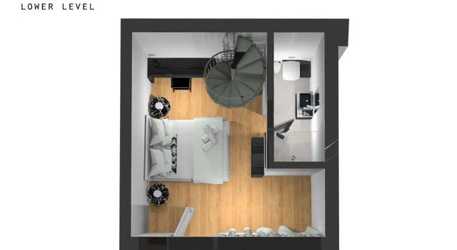 Апартаменты Дуплекс с 4 комнатами с балконом Carmel Market Apartments by Master