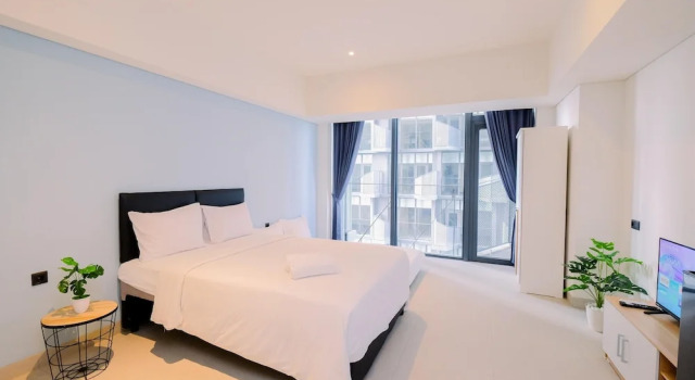 Cozy Stay Studio Apartment For 4 Fax Carstensz Residence, Book Apartment Legok West Java
