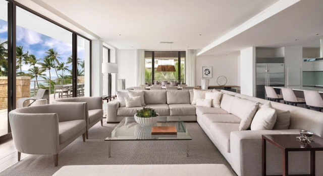 Номер Standard Пентхаус с 4 комнатами с балконом и oceanfront Residences at Dorado Beach, a Ritz-Carlton Reserve