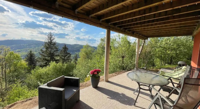 Апартаменты Le gîte cozy de Bouvacôte avec vue panoramique