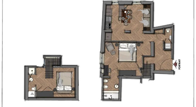 Апартаменты с 2 комнатами Oltrarno 1881 Apartments