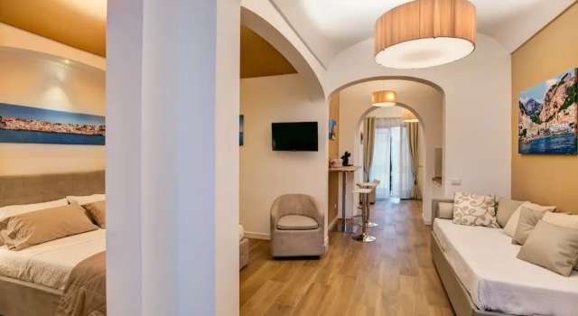 Семейный номер Standard с 2 комнатами с балконом Cuore di Sorrento Suites