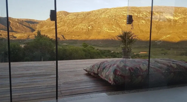 Шале с балконом Casa do Vaz Lapinha da Serra