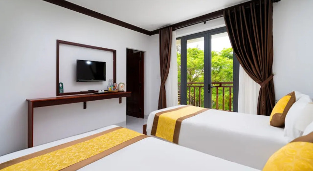 Двухместный номер Deluxe с балконом и с видом на реку Haemer Villa Green Hearth Stay