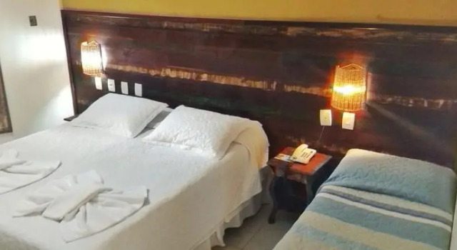 Трёхместный номер Standard с балконом Pousada Casa de Praia