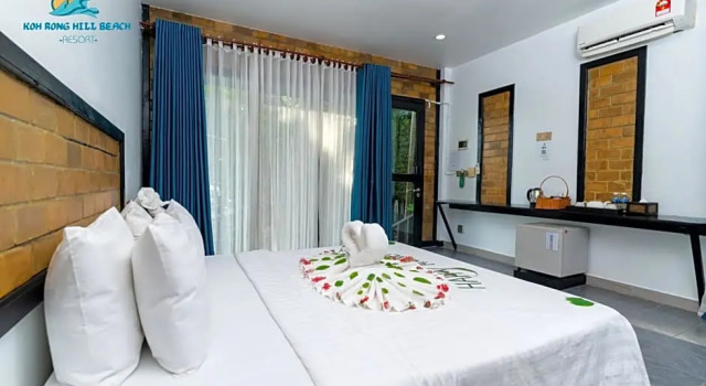 Номер Deluxe с видом на океан Koh Rong Hill Beach Resort
