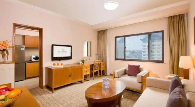 Люкс с красивым видом из окна Xi’An Dajing Castle Hotel