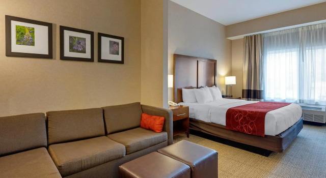 Двухместный люкс Comfort Suites Anchorage International Airport