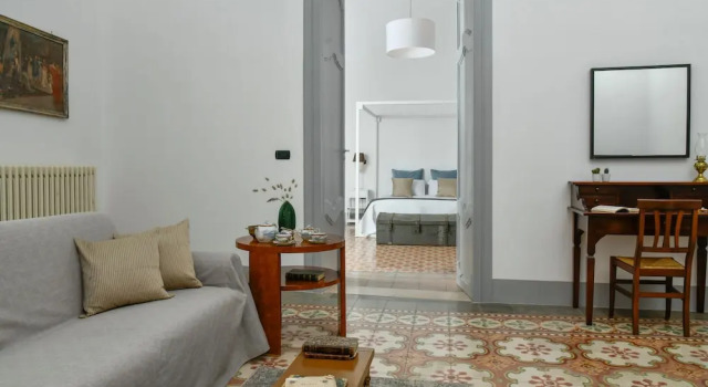 Люкс с балконом и с видом на сад Dimora Duchessina Suites de Charme