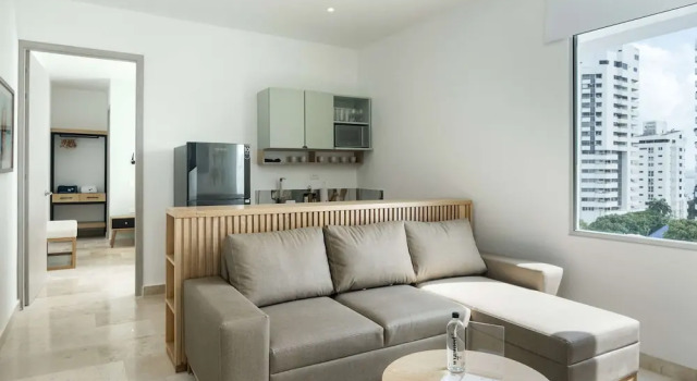 w Trendy 2BR in the Heart of Bocagrande, Prenota Appartamento Bocagrande 