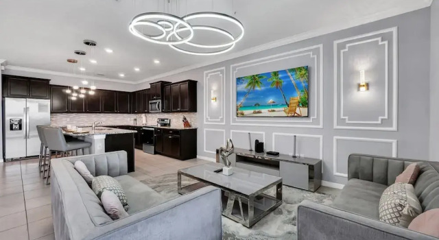3727la - Brand New 10beds Villa at Windsor Island/pool/spa/firew
