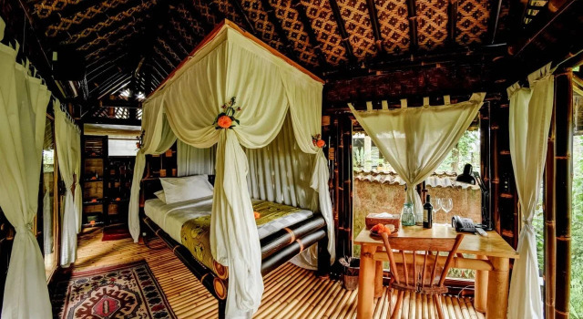 Bambu Indah, Rezervovat Vila Chaty v Bali, Chalupa