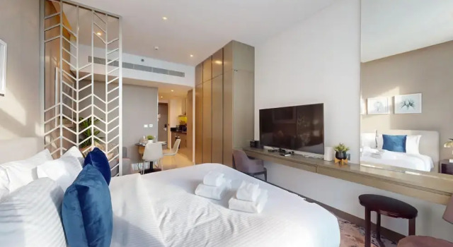 Business Bay - Damac Maison Prive Tower B 915, Забронировать Апартаменты/квартира Отели Эмирата Дубая с парковкой, рядом с Al Wajeha Al Maeyah Marine Transport Station, Парковка
