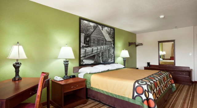 Standardowy dwuosobowy pokój Super 8 by Wyndham Macon