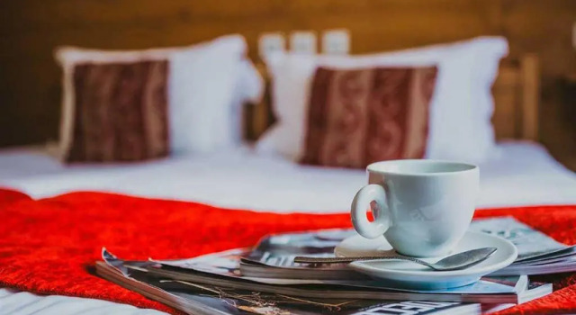 Двухместный номер Standard с видом на горы Hôtel Les Grangettes