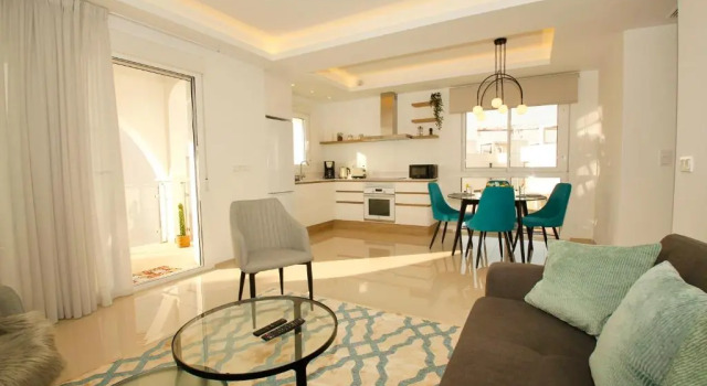 Апартаменты Fortuna 43 AC, azotea privada y piscina