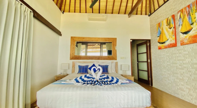 Вилла Luxury c 1 комнатой с балконом и с видом на море Lembongan Harmony Villas