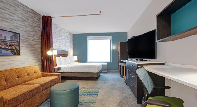 Двухместная студия Home2 Suites By Hilton Milwaukee Downtown