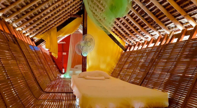Кровать в общем номере The Rabbit Tree Hostel