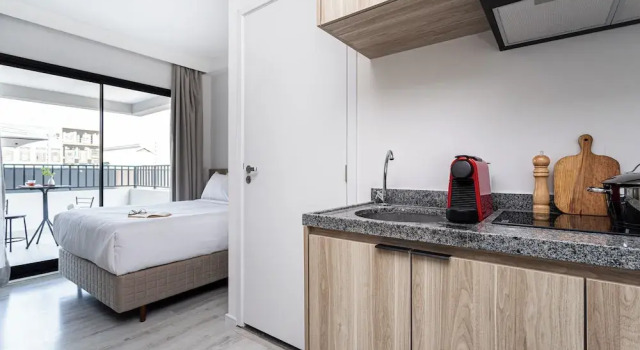 Студия Executive Hub Boa Vista by Viva - Prédio novo próximo ao Autódromo de Interlagos com lavanderia e academia