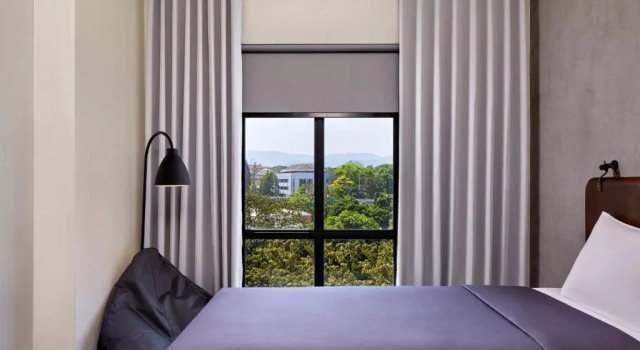 Standard double chambre Vue sur la ville MOXY Bandung