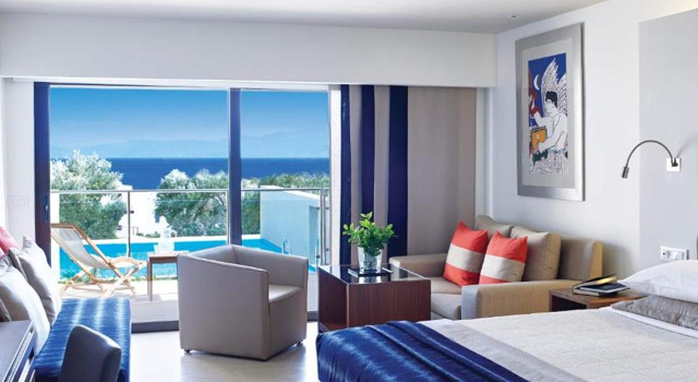 Номер Superior с видом на море Porto Elounda Golf & Spa Resort