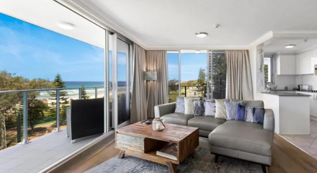 Апартаменты c 1 комнатой с видом на океан Boulevard Towers on Broadbeach