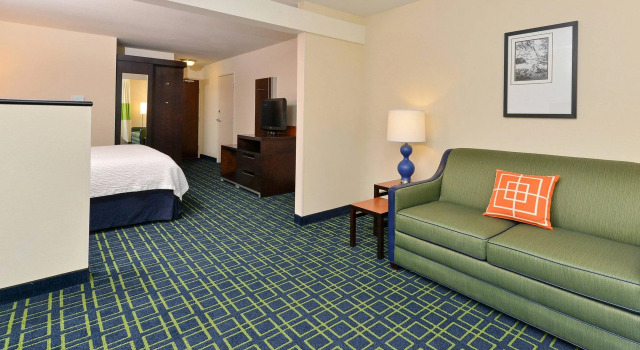 Двухместный люкс Executive c 1 комнатой Fairfield Inn & Suites by Marriott Cedar Rapids