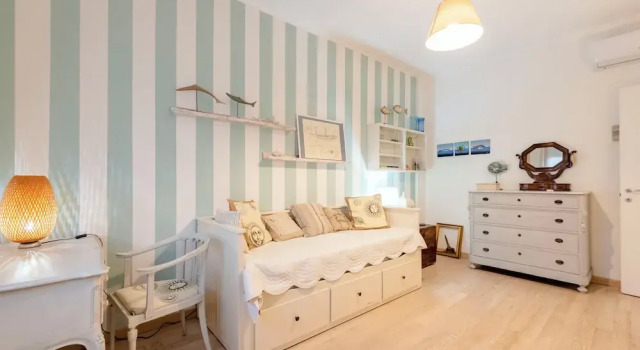 Stylish flat balcony near Rapallo Castle