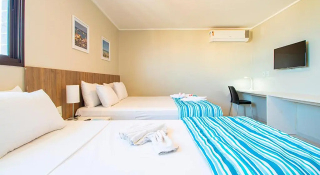 Трёхместный номер Standard Acqua Inn Maceió Ponta Verde