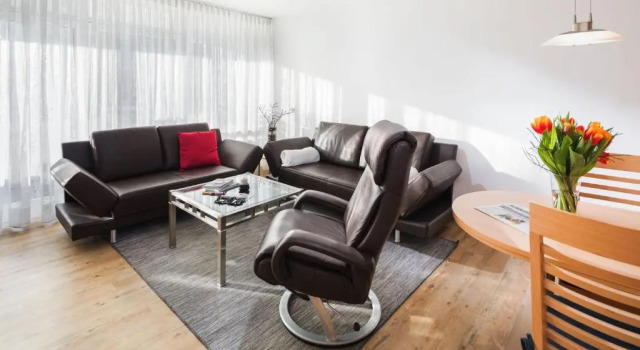 Апартаменты с 2 комнатами с балконом Ferienhaus Papenfuß