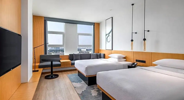Camera quadrupla Standard con vista sulla città Fairfield by Marriott Baoding High-Tech Zone
