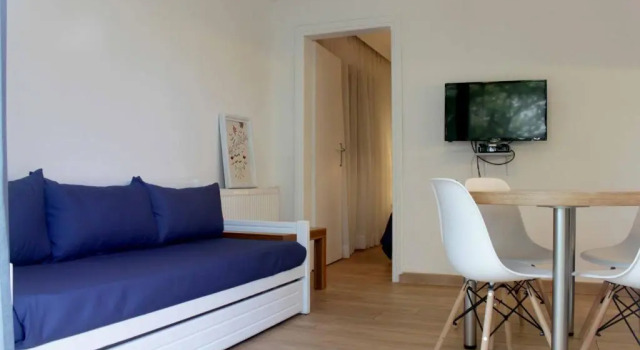 Апартаменты c 1 комнатой с балконом и с красивым видом из окна Kehagias Apartments