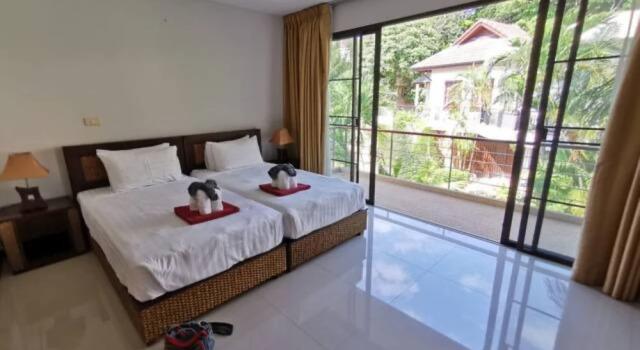 Вилла с 4 комнатами с балконом 4 Bedroom Twin Villas Cheong Mon