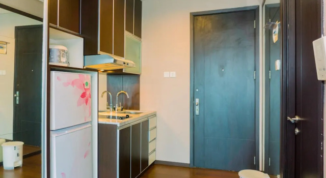 Homey And Minimalist Studio Room At Gp Plaza Apartment, Book Apartment Palmerah Jakarta
