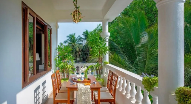 SaffronStays Sweet Mango - 4BR Goan Villa w Private Pool, Mango Garden, Bar Gazebo & Vibrant Interio