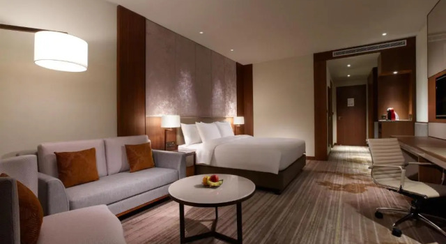 Двухместный номер Deluxe Courtyard by Marriott Taipei