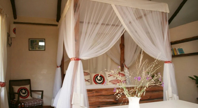 The Red Cottage With Pool In A Wild Garden, Karen, Buchen Sie Ferienhaus Karen Nairobi, in der Nähe von Nairobi Giraffe Centre