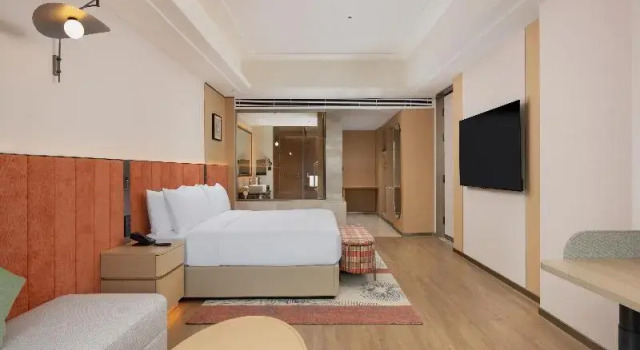 Двухместный люкс Deluxe Hilton Garden Inn Dongguan Wanjiang Jiangjing Road
