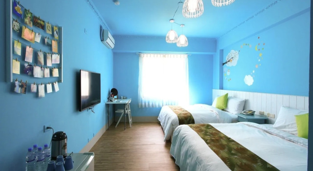 Четырёхместный номер Standard с балконом Yu Sen House