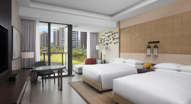 Номер Standard с балконом и с видом на сад Marriott Resort Xiangshui Bay