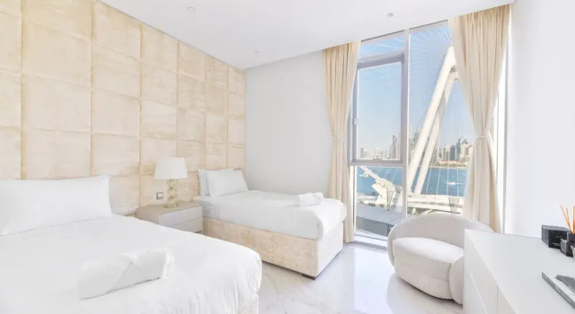 Most beautiful 3BR in BLUEWATERS Dubai, Забронировать Апартаменты/квартира Отели Эмирата Дубая с парковкой, рядом с Jumeirah Beach Residence Tram Station 2, Парковка