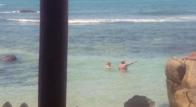 Happy beach resort