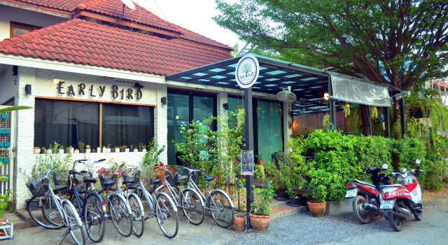 Кровать в общем номере Early Bird Hostel Ayutthaya