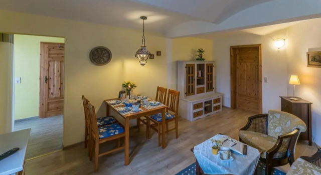 Апартаменты Цокольный этаж Landhaus Rundblick im Elbsandsteingebirge bei Bad Schandau