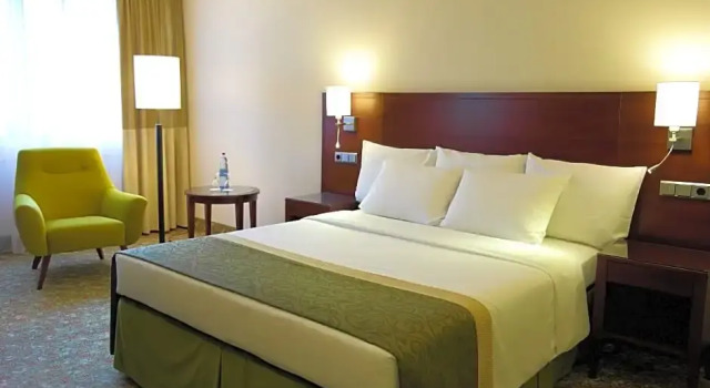 Двухместный номер High floor Courtyard by Marriott Düsseldorf Seestern