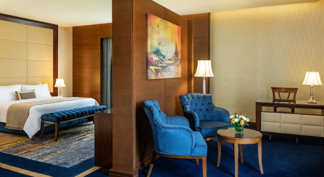 Двухместный номер Grand Deluxe с балконом и с видом на город The St. Regis New Capital, Cairo