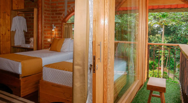 Номер Standard с балконом и с красивым видом из окна Casa de Vista Alta