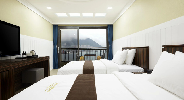 Двухместный номер Deluxe Busan Beach Hotel Busan Songdo