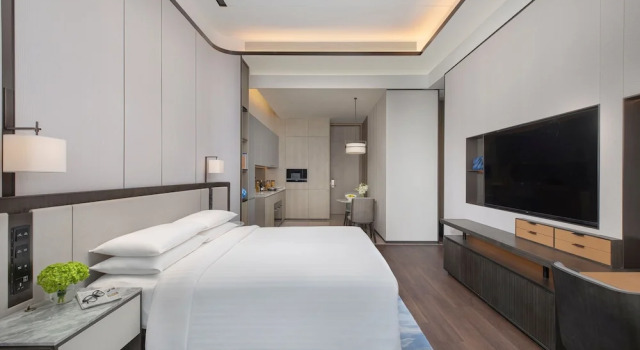 Двухместная студия с видом на город Marriott Executive Apartments Hangzhou Yuhang